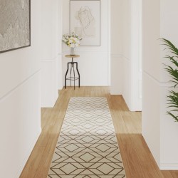 Tapis intérieur extérieur à poils courts 80x300 cm antidérapant 