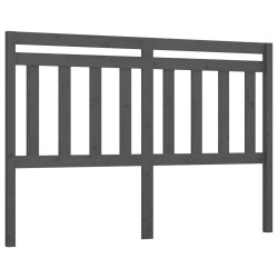 Tête de lit Gris 156x4x100 cm Bois massif de pin 