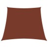Voile de parasol Tissu Oxford trapèze 3/5x4 m Terre cuite 