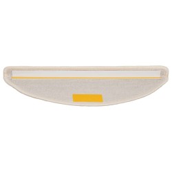 Tapis d'escalier 10 pcs 56x17x3 cm Blanc 