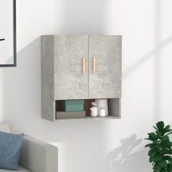 Armoire murale Gris béton 60x31x70 cm Bois d'ingénierie 