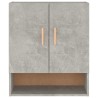 Armoire murale Gris béton 60x31x70 cm Bois d'ingénierie 