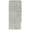 Armoire murale Gris béton 60x31x70 cm Bois d'ingénierie 