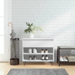 Armoire à chaussures Blanc 70x36x60 cm Bois d'ingénierie 