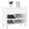 Armoire à chaussures Blanc 70x36x60 cm Bois d'ingénierie 