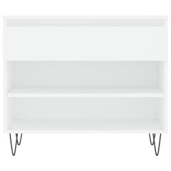 Armoire à chaussures Blanc 70x36x60 cm Bois d'ingénierie 
