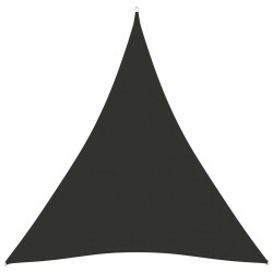 Voile de parasol Tissu Oxford triangulaire 5x7x7 m Anthracite 