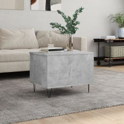 Table basse Gris béton 60x44,5x45 cm Bois d'ingénierie 