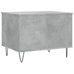 Table basse Gris béton 60x44,5x45 cm Bois d'ingénierie 