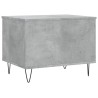 Table basse Gris béton 60x44,5x45 cm Bois d'ingénierie 