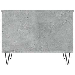 Table basse Gris béton 60x44,5x45 cm Bois d'ingénierie 