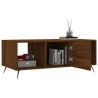 Table basse chêne marron 102x50x40 cm bois d'ingénierie 