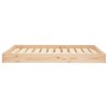 Lit pour chien 101,5x74x9 cm Bois de pin solide 