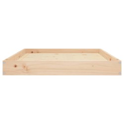 Lit pour chien 101,5x74x9 cm Bois de pin solide 
