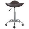 Chaise de bureau Marron Similicuir 