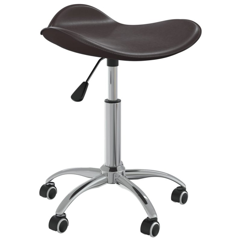 Chaise pivotante de salle à manger Marron Similicuir Chaise pivotante de salle à manger Marron Similicuir