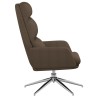 Chaise de relaxation Taupe Tissu 