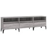 Meuble TV sonoma gris 150x30x44,5 cm bois d'ingénierie 