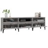 Meuble TV sonoma gris 150x30x44,5 cm bois d'ingénierie 