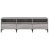 Meuble TV sonoma gris 150x30x44,5 cm bois d'ingénierie 