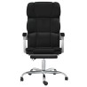 Fauteuil inclinable de bureau Noir Similicuir 
