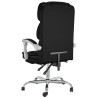 Fauteuil inclinable de bureau Noir Similicuir 