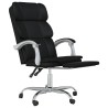 Fauteuil inclinable de bureau Noir Similicuir 