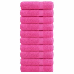 Serviettes de douche de qualité supérieure SOLUND 10 pcs rose 