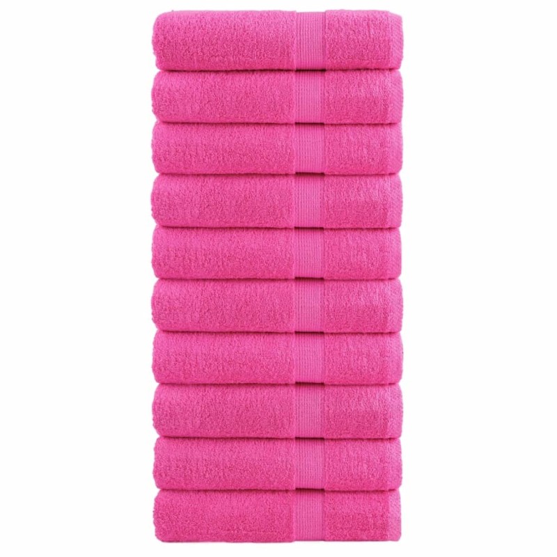 Serviettes de douche de qualité supérieure SOLUND 10 pcs rose 