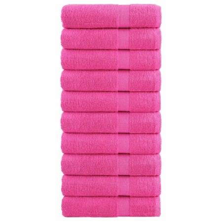 Serviettes de douche de qualité supérieure SOLUND 10 pcs rose 