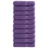 Serviettes de douche de qualité supérieure SOLUND 10 pcs violet 