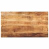 Dessus de table rectangulaire bois massif de manguier brut 