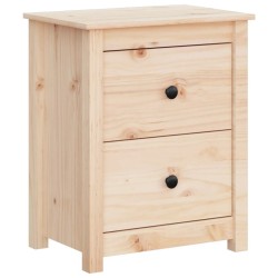 Tables de chevet 2 pcs 50x35x61,5 cm Bois de pin massif 