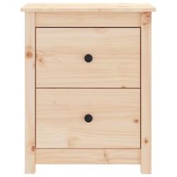 Tables de chevet 2 pcs 50x35x61,5 cm Bois de pin massif 