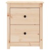 Tables de chevet 2 pcs 50x35x61,5 cm Bois de pin massif 