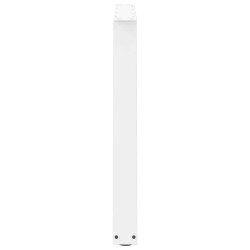 Pieds de table à manger en forme de V, 2 pièces, blanc, 90 x (72-73,3) cm, acier 