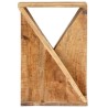 Table d'appoint 35x35x55 cm Bois de manguier massif 