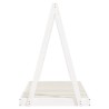 Cadre de lit pour enfant blanc 80x160 cm bois de pin massif 