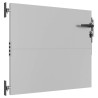 Portail de jardin 85x100 cm acier corten 