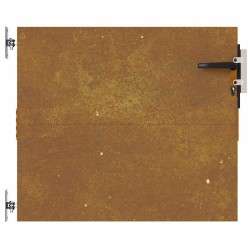 Portail de jardin 85x100 cm acier corten 