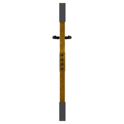 Portail de jardin 85x100 cm acier corten 