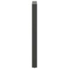 Pieds de table de bar Anthracite 2 pièces 60 x (100-101) cm Acier 