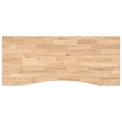 Dessus de bureau non traité bois massif de chêne rectangulaire 