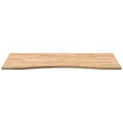 Dessus de bureau non traité bois massif de chêne rectangulaire 