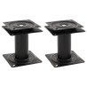 Piédestaux de siège de bateau 2 pcs siège pivotant à 360° acier 