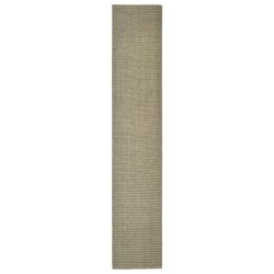 Tapis en sisal pour griffoir taupe 66x350 cm 