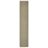 Tapis en sisal pour griffoir taupe 66x350 cm 