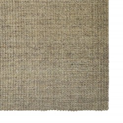 Tapis en sisal pour griffoir taupe 66x350 cm 