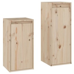 Meubles TV 2 pcs Bois massif de pin 