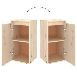 Meubles TV 2 pcs Bois massif de pin 